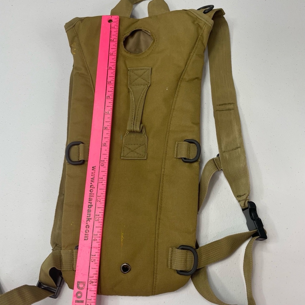 KMS-Hydration water Pack Backpack Straps padded no bladder bugout prepper tan - Picture 7 of 7